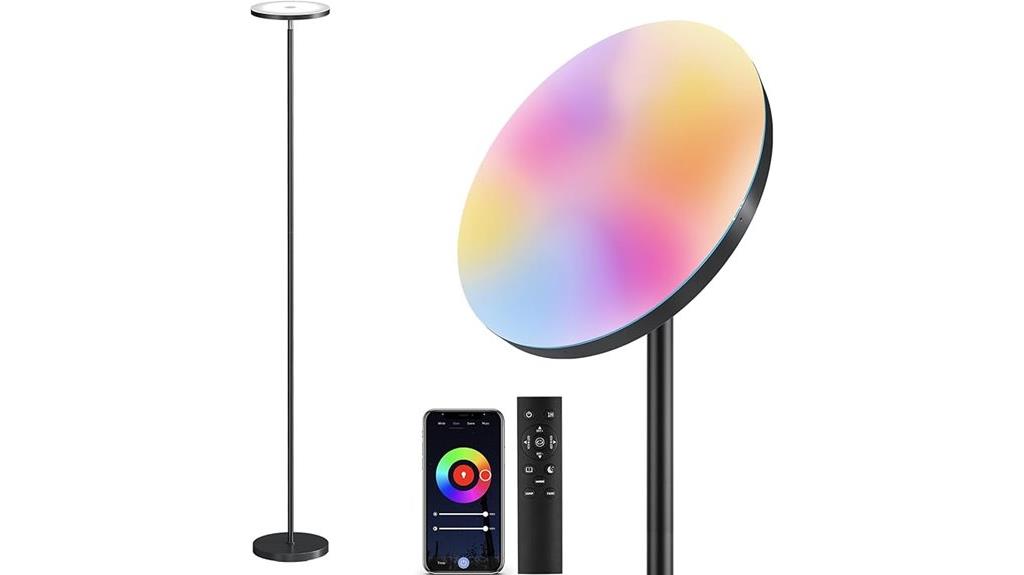 rgb floor lamp control