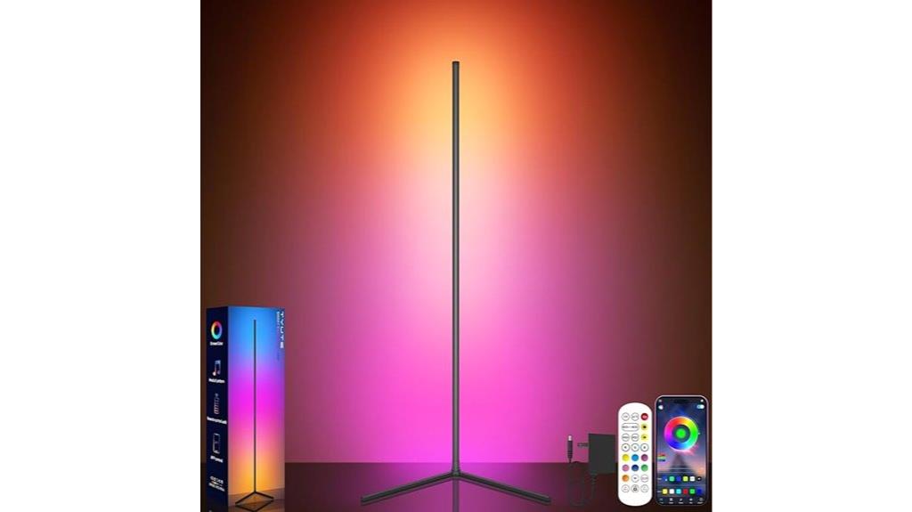 rgb floor lamp with remote