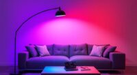 rgb floor lamps with app