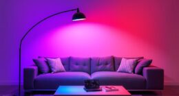 rgb floor lamps with app