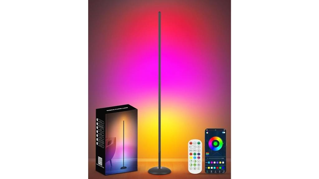 rgb led corner lamp