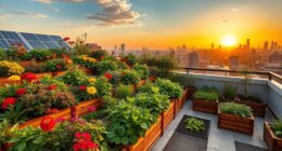 rooftop garden green oasis
