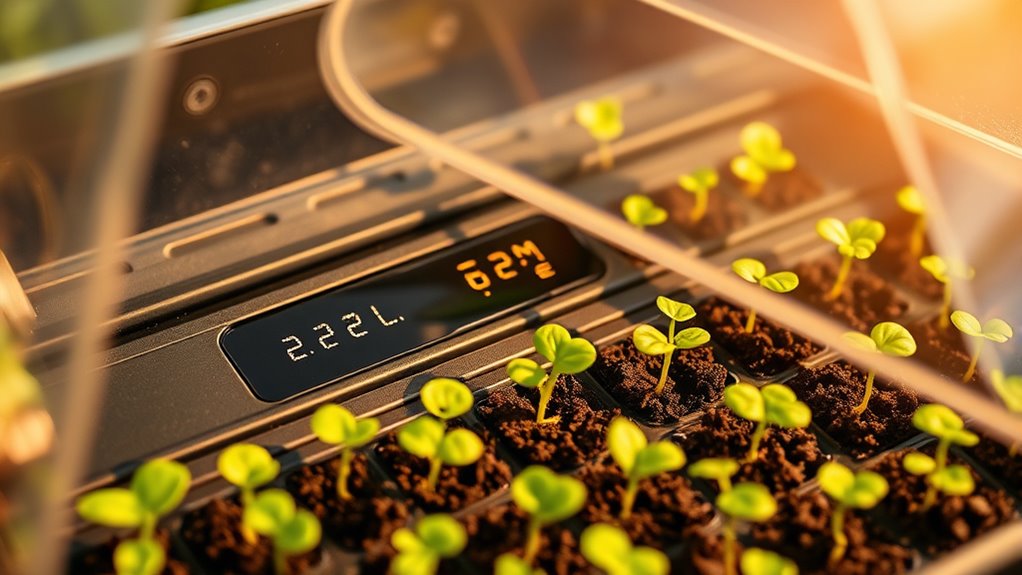 seed mat temperature control