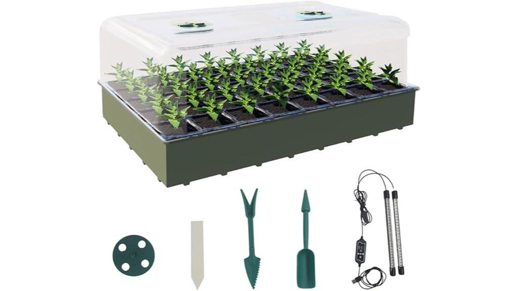 seed starting kit with light