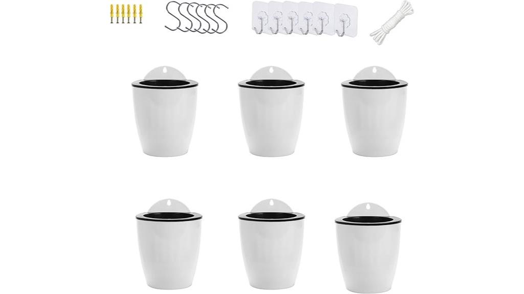 self watering wall planters
