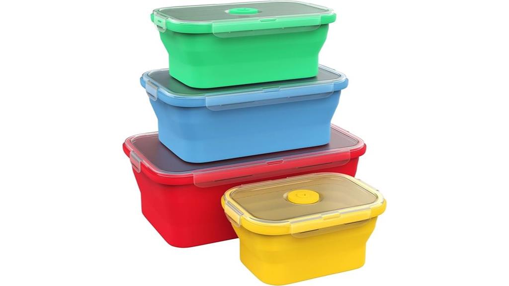 silicone bpa free containers