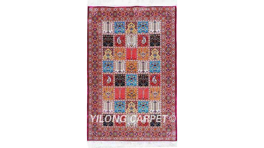 silk area rug