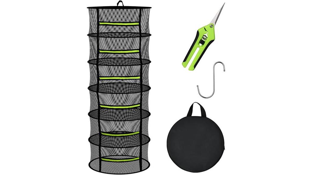 six layer herb drying rack