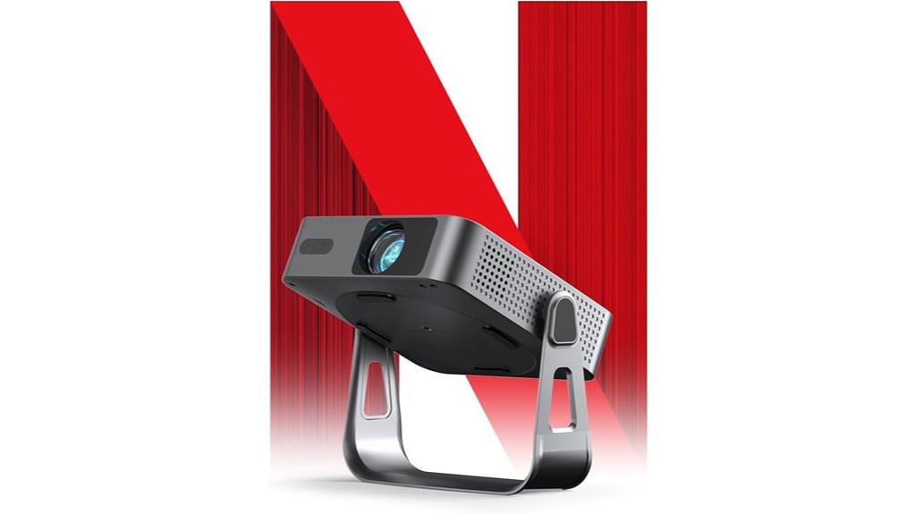 slim netflix compatible portable projector
