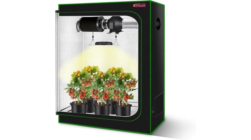 small 4x2 grow tent