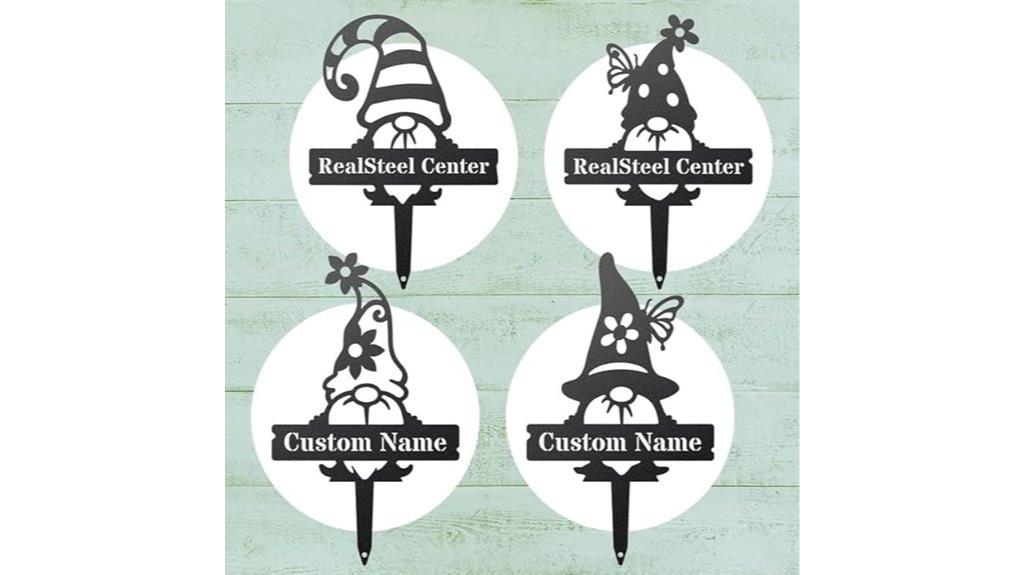 small customizable garden markers