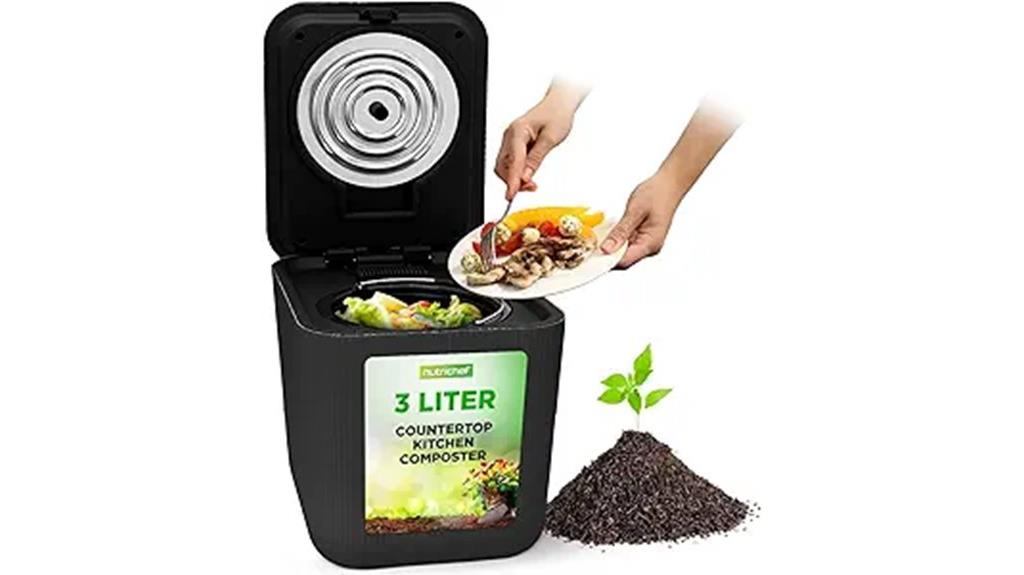 small electric waste bin