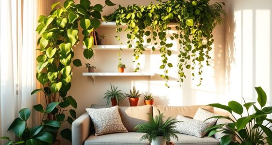small space large plants