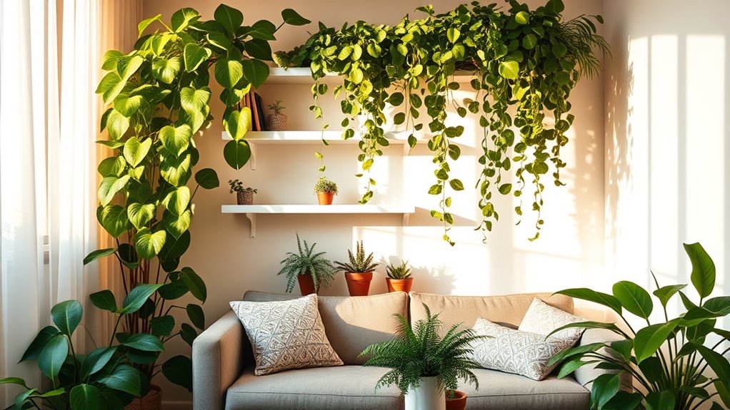 small space large plants