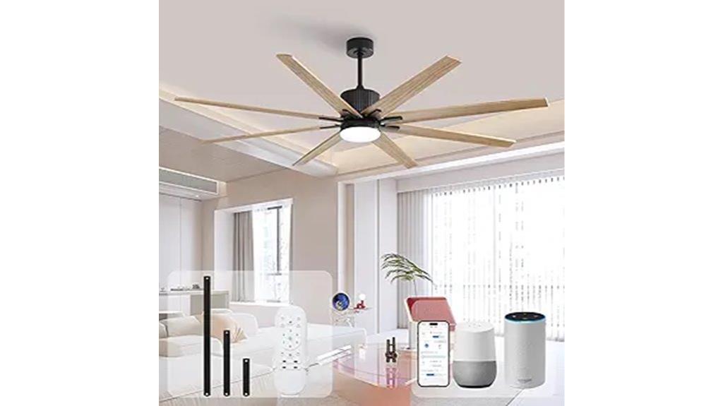 smart 76 inch ceiling fan