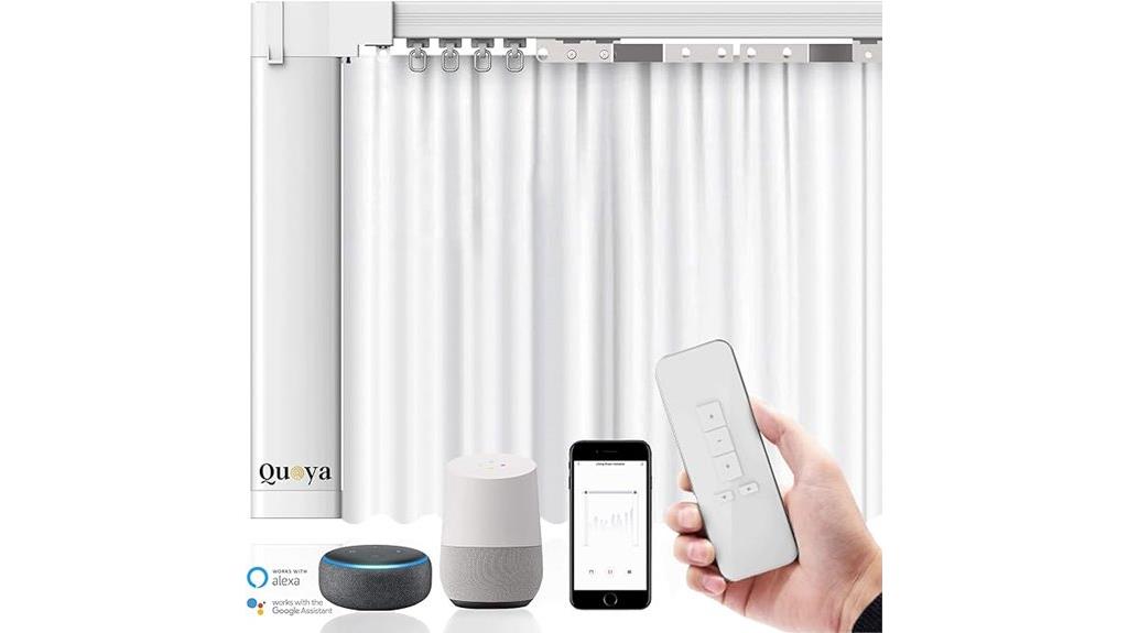 smart electric curtain track