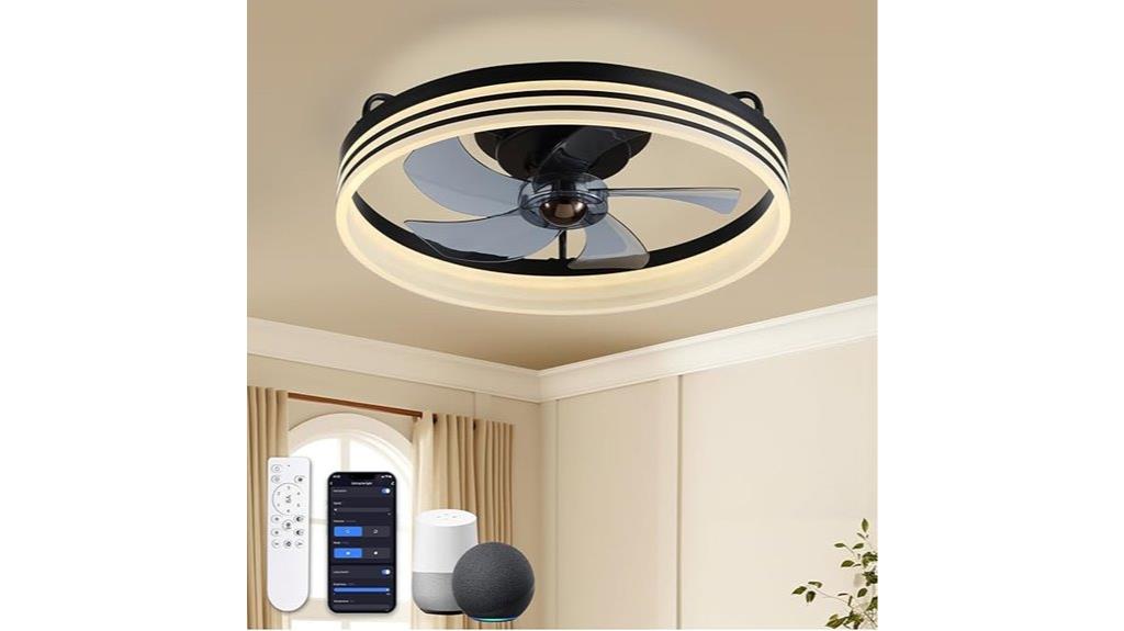 smart fan with lights