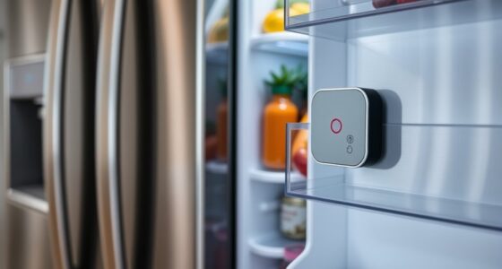 smart fridge door alarm sensors