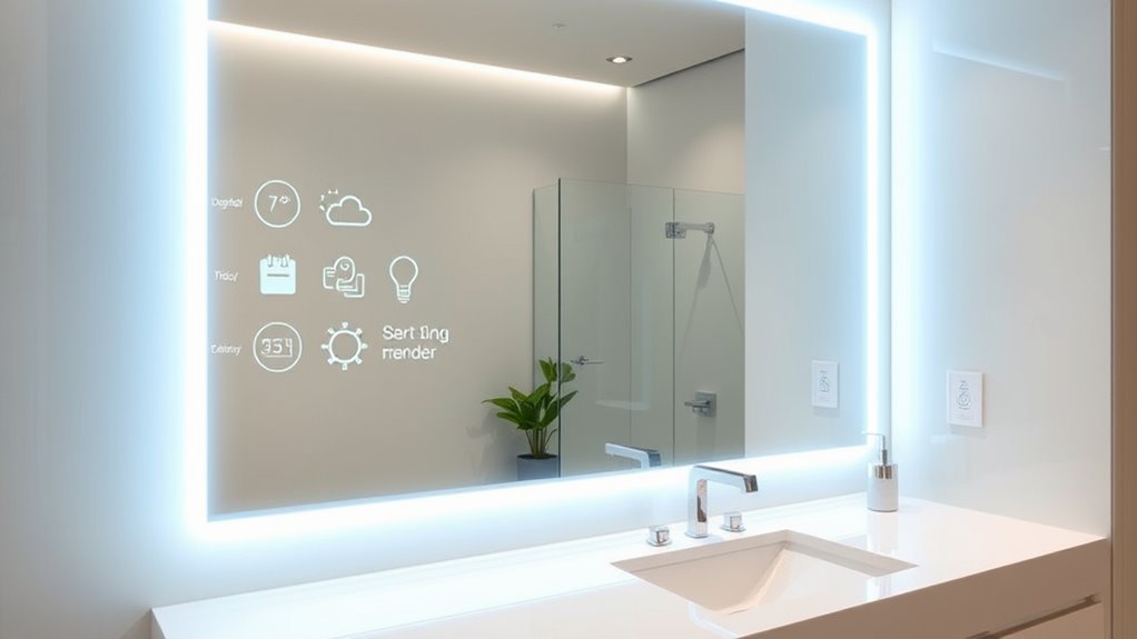 smart health focused bathroom mirrors