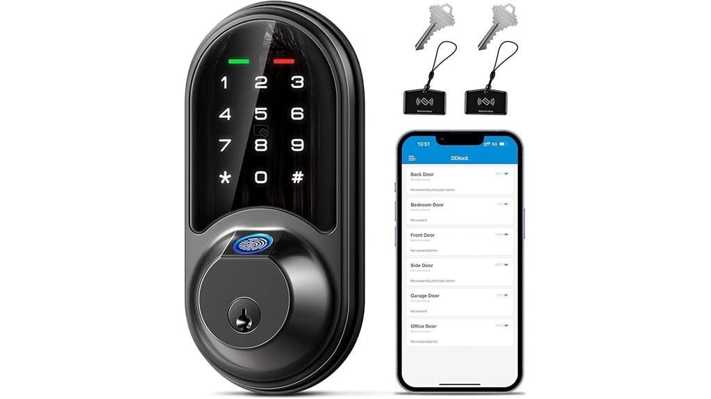 smart keyless door lock