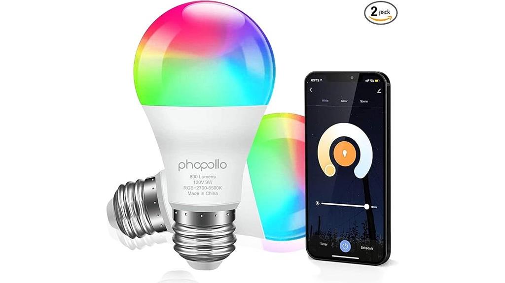 smart wifi color bulbs