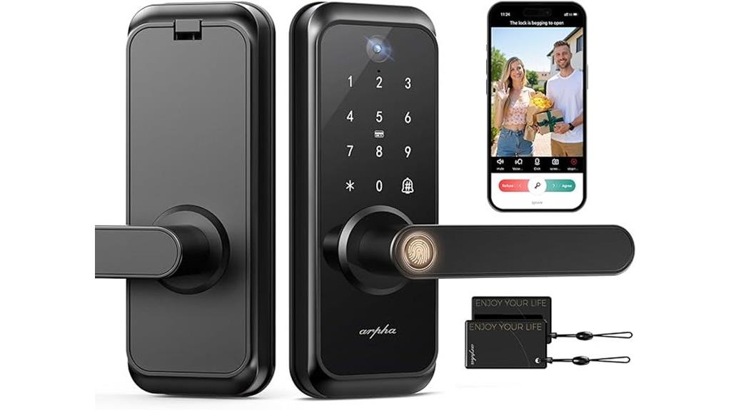 smart wifi lock with camera