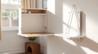 space saving foldable desks