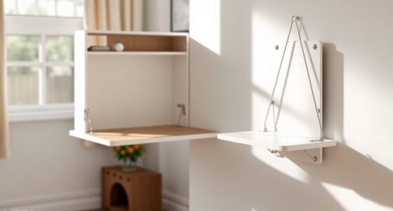 space saving foldable desks