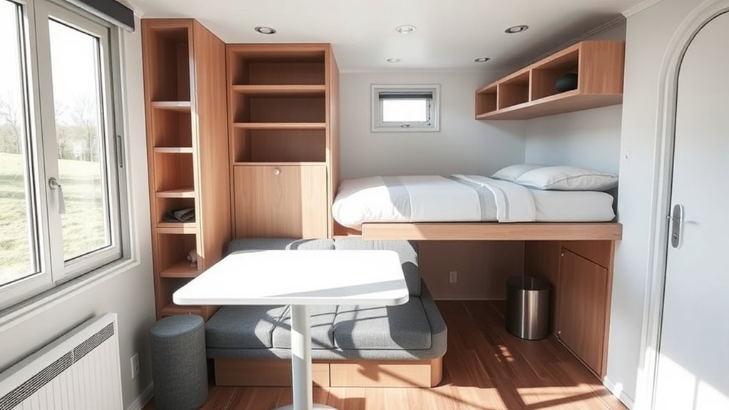 space saving foldable furniture