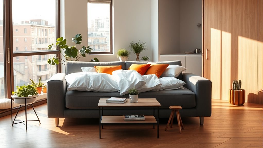 space saving sofa bed options