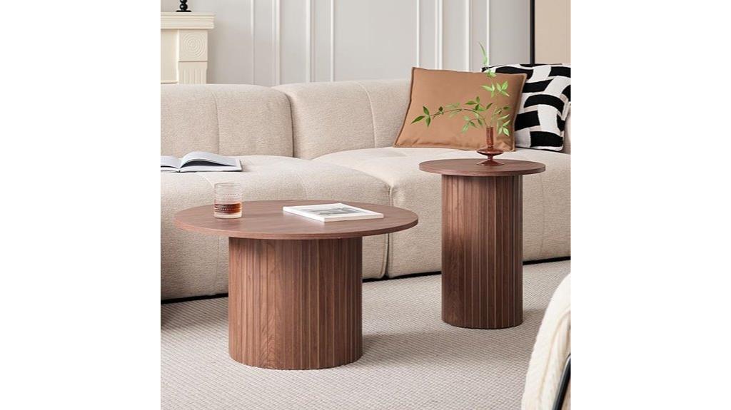 stackable round coffee tables