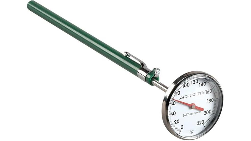 stainless steel soil thermometer