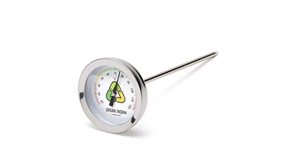 stainless steel soil thermometer
