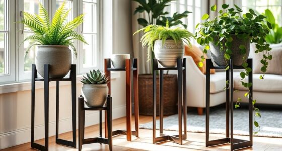 stylish multi pot plant displays