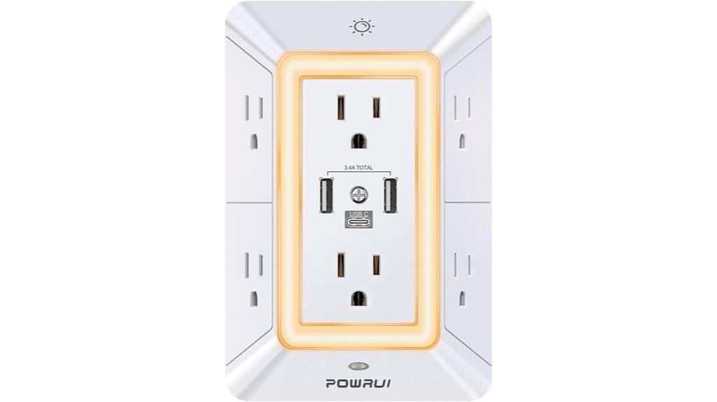 surge protector with usb