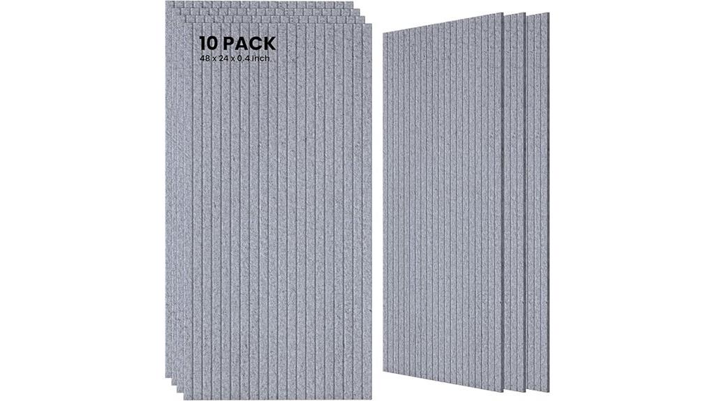 ten pack acoustic foam