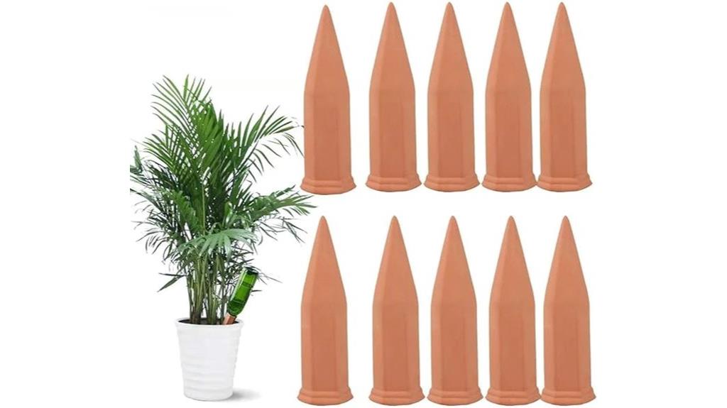 terracotta watering spikes pack