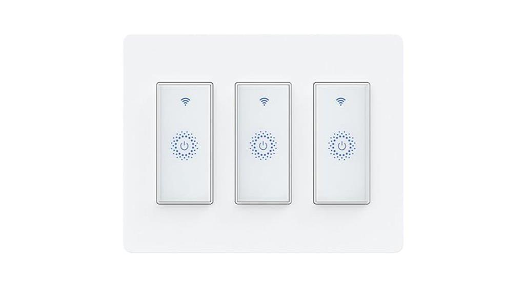 three gang wifi switch