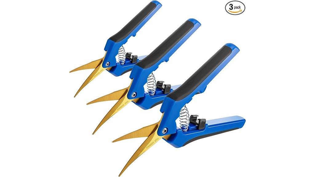three pack pruning shears