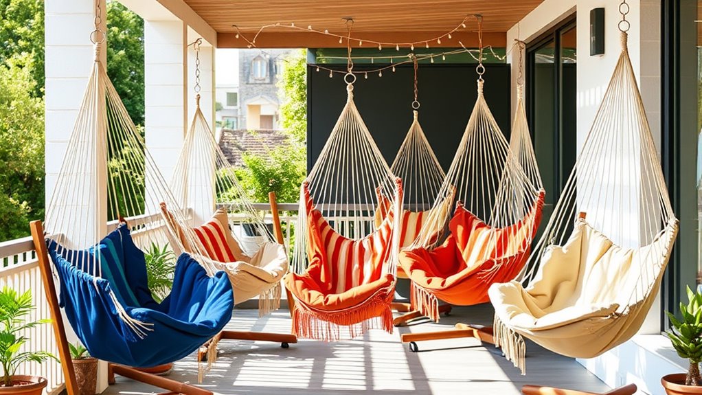 top balcony hammock stands