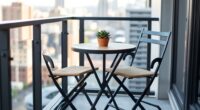 top foldable balcony bistro sets