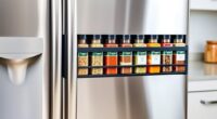 top magnetic refrigerator spice racks