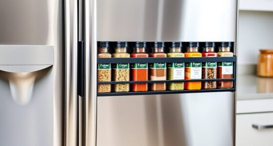 top magnetic refrigerator spice racks