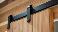 top matte black barn door kits