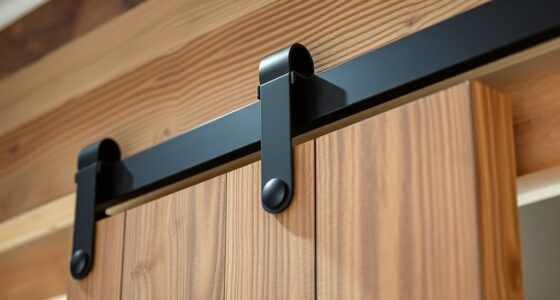 top matte black barn door kits