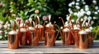 top narrow spouted copper cans