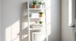 top over toilet storage ladders