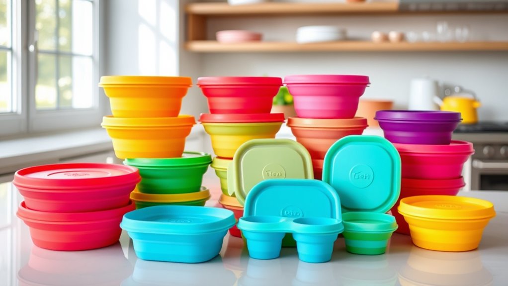 top silicone food storage sets