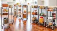 top slim pantry carts