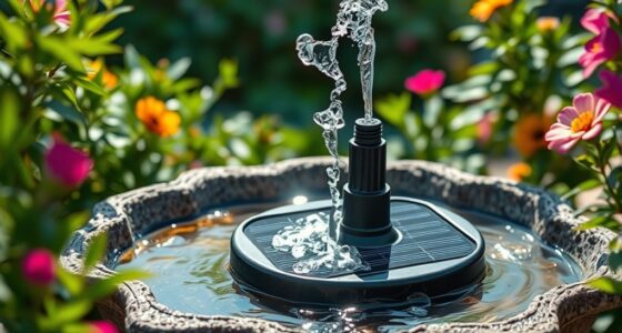 top solar birdbath pumps
